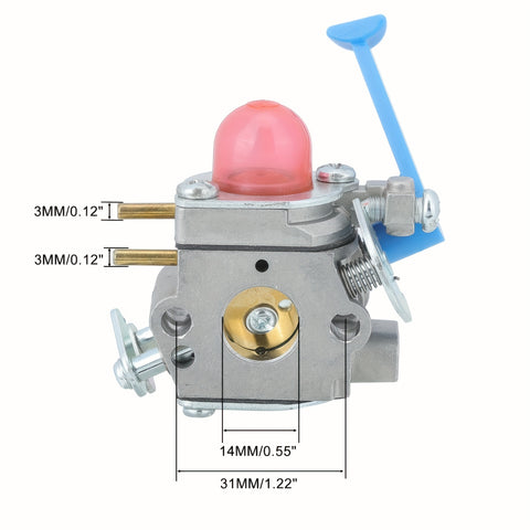 Hipa 545081850 W38 Carburetor Kit For Husqvarna 124L 125L 128L 128LD 128LDX Trimmer