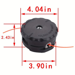 400 Trimmer Head Kit - Compatible with Shindaiwa 22F C242 Echo SRM-2620, Speed-Feed Technology, Easy Line Loading, Durable Construction, and Universal Fit for Efficient Trimming and Edging