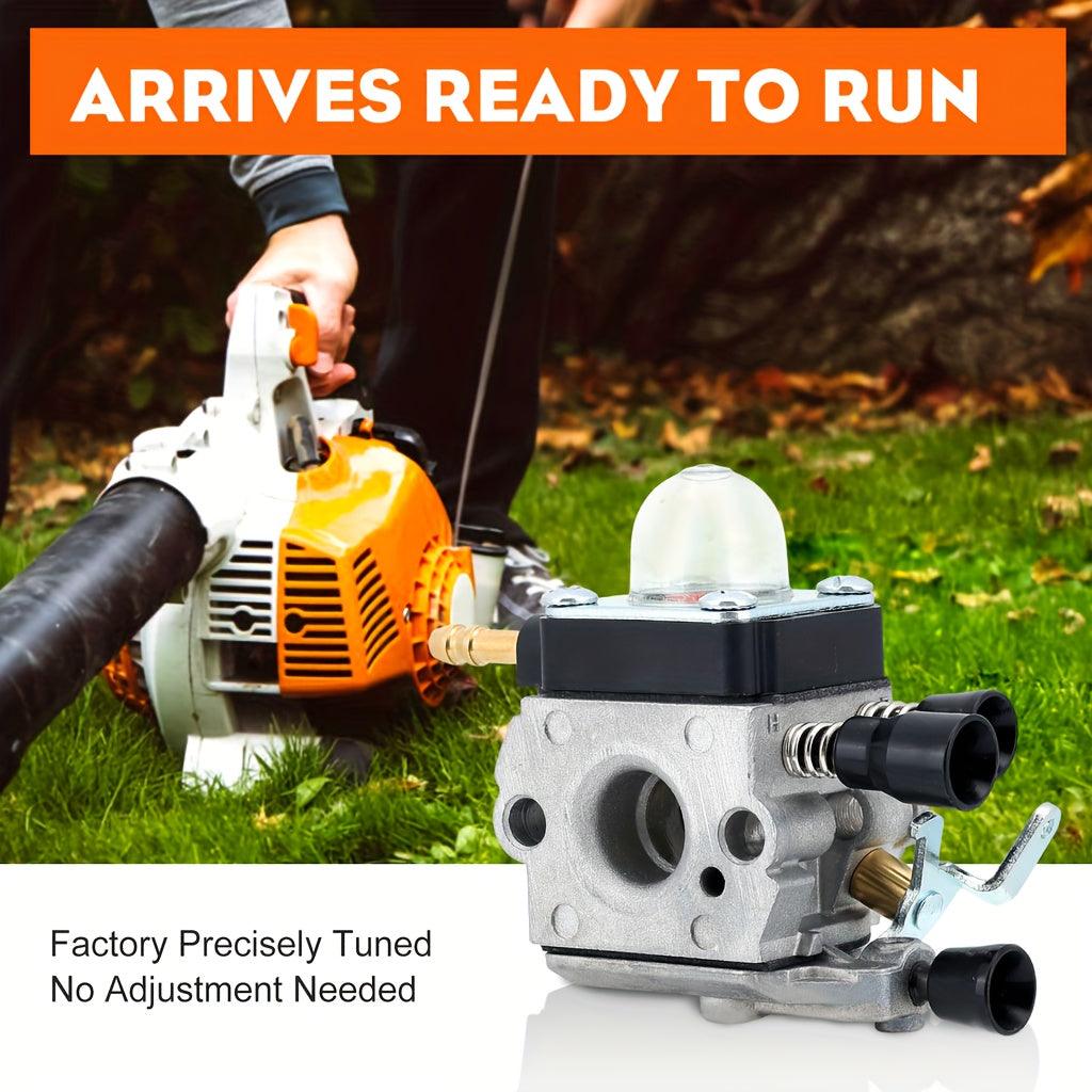 120 0606 High-Performance Carburetor Kit by Hipa - Compatible with Stihl BG45 BG46 BG55 BG65 BG85 SH55 SH85 Leaf Blowers - Gasoline-Powered, Easy Installation, and Improved Engine Efficiency - hipaparts