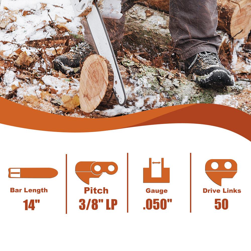 14" 3/8" LP Pitch .050" Gauge 50DL Chainsaw Chain Stihl MS180, MS181 Chainsaw - Hipa GA1110 - hipaparts