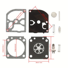 Hipa C1M-W26 Carburetor Rebuild Kit C1M-W26 for Poulan Pro PP3516 PP3816 PP4018 PP4218 PP4218AV PP4218AVX PPB3416 Chainsaw