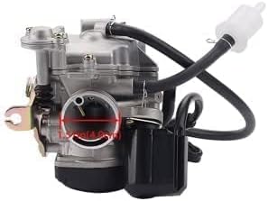 50cc GY6 Carburetor for Taotao 49cc 50cc 4-Stroke 18mm Big Bore 139QMB 139QMA PD18J Engines ATV Go Kart Scooter Mopeds Quads Buggy Kymco