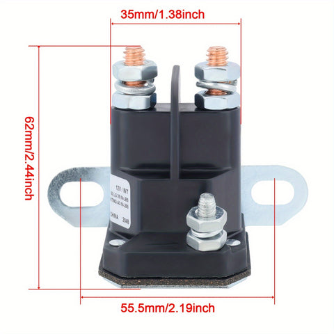 Hipa 725-1426 Starter Solenoid For MTD 925-1426 725-0771 3 Poles 12V Universal Mower