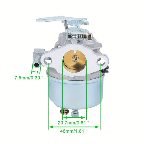 Carburetor Kit - Compatible with Tecumseh HS40 and HSSK40 Snowblower Models, Ensures Smooth Engine Performance, and Reliable Snow Clearing - Hipa 632113A, Genuine Replacement Part, Perfect Fit and Easy Installation