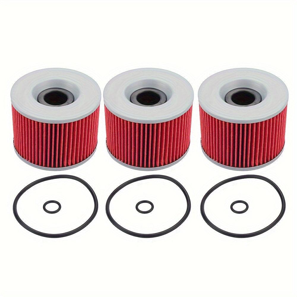 3pcs Hipa HF401 Oil Filters For Kawasaki Engine KZ700A ZX550 ZL900A ZX1000 - hipaparts