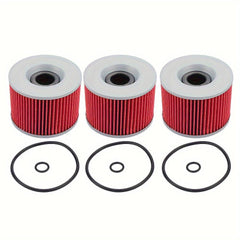 3pcs Hipa HF401 Oil Filters For Kawasaki Engine KZ700A ZX550 ZL900A ZX1000 - hipaparts