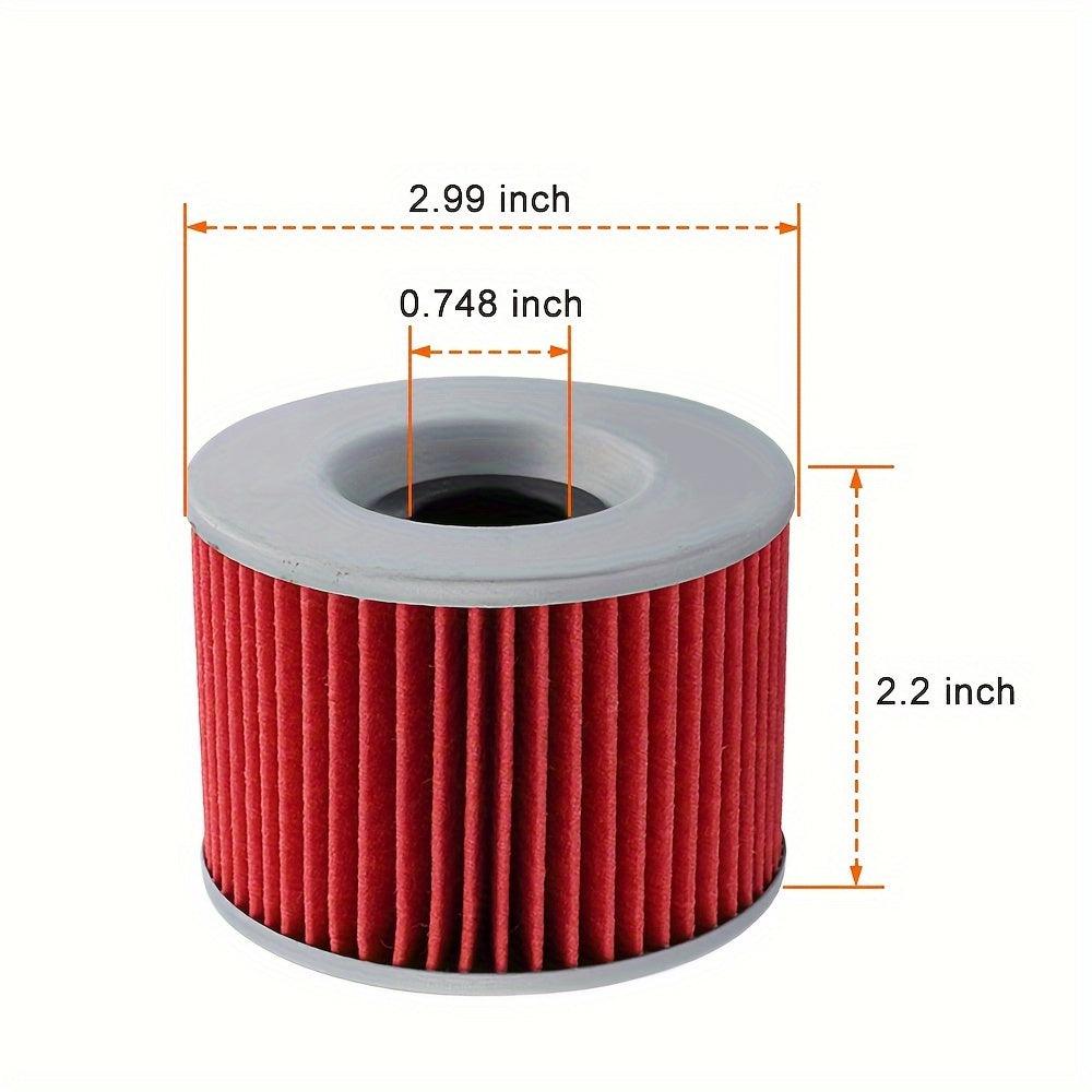 3pcs Hipa HF401 Oil Filters For Kawasaki Engine KZ700A ZX550 ZL900A ZX1000 - hipaparts