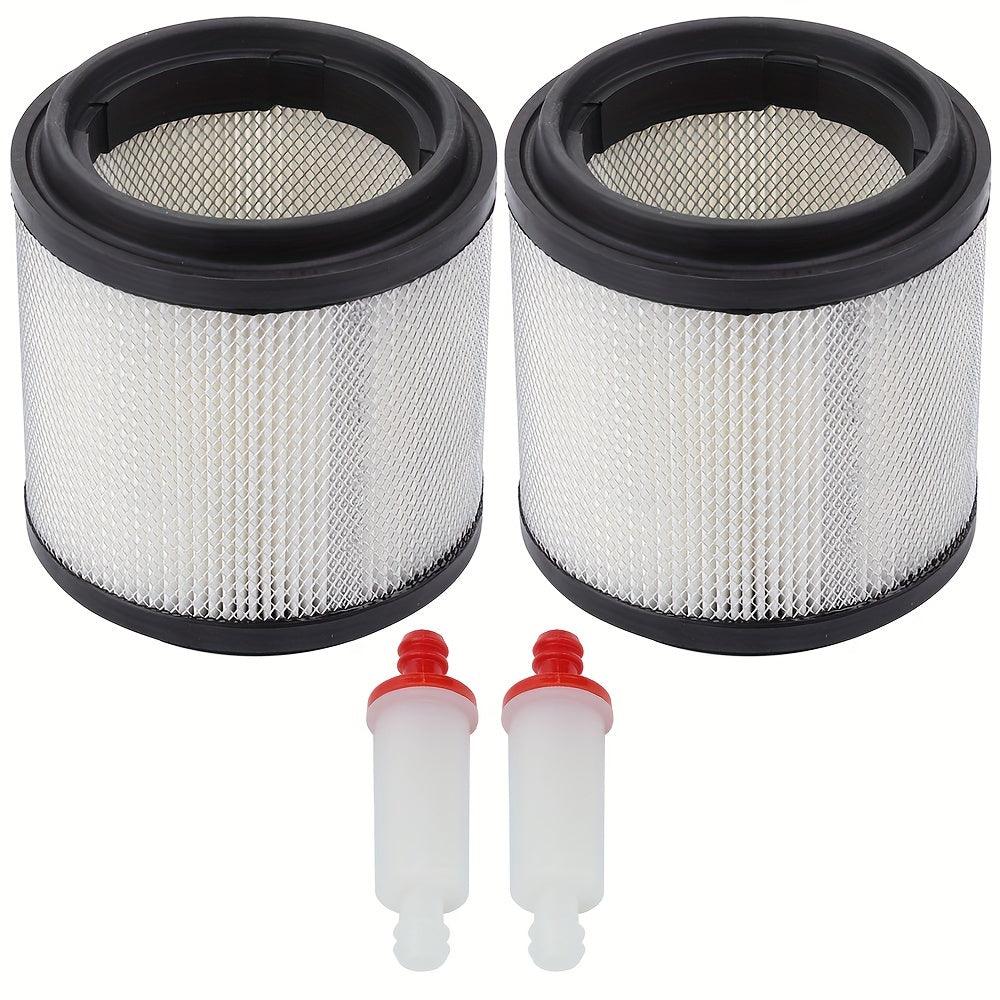 4 Packs Hipa 7080369 Air Filters 2530009 Fuel Filters For Polaris ATV 92.46gal 105.67gal Big Boss 250 4X4 Sportsman 600 700 - hipaparts