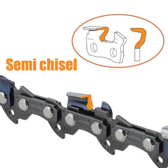 40cm/16"Chainsaw Saw Chain 3/8LP 0.050"57DL For Spear And Jackson SPJCS1840 - hipaparts