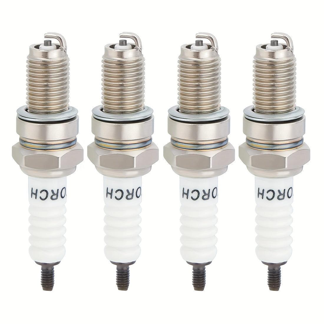 4pcs Hipa DPR8EA-9 D8RTC-9 Spark Plugs For Honda For Kawasaki For Bosch For Yamaha 94700-00241 12mm Thread - hipaparts