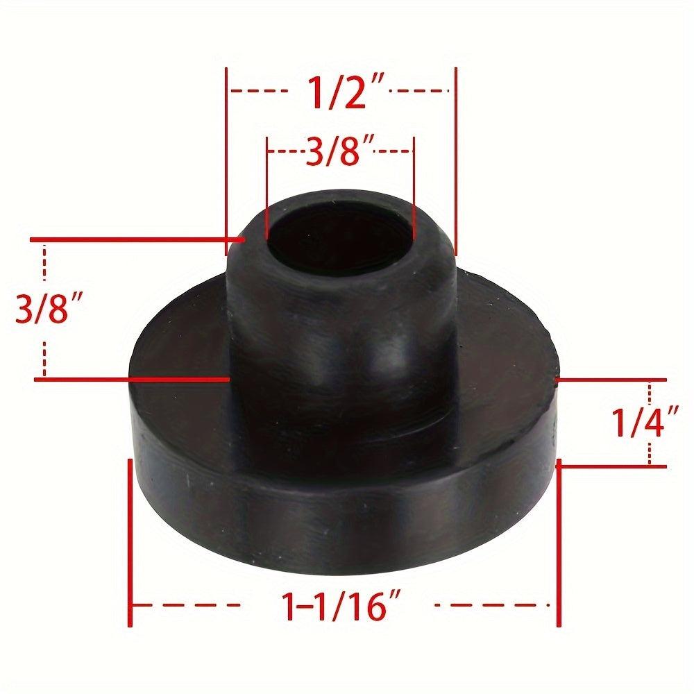 5-Piece Gas Fuel Tank Grommet Bushings - Universal Fit, High-Quality Sealing, Genuine Hipa 735-0149 Model - Compatible with Tractors, Lawn Mowers, and Generators - hipaparts