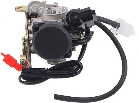 50cc GY6 Carburetor for Taotao 49cc 50cc 4-Stroke 18mm Big Bore 139QMB 139QMA PD18J Engines ATV Go Kart Scooter Mopeds Quads Buggy Kymco