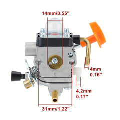 Hipa High-Performance Carburetor - Precision-Engineered for STIHL FC90, FC100, Edgers, FS90, FS100, Brushcutters, HL90, HL95 Hedge Trimmers - Durable, Efficient, Easy Install