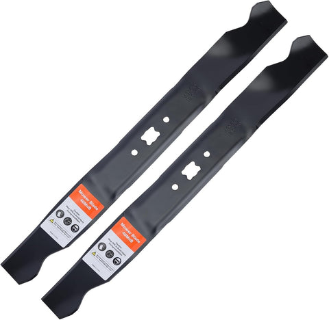 21 inch Mower Mulching Blades for Troy Bilt TB110 TB230 TB240 TB130 TB210 TB320 TB220 TB280ES 942-0741A 742-0741 742-0741A 942-0741 Cub Cade MTD 21" Deck Mower Blade (2 Pack)