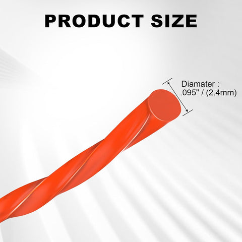 0.095" Round Twist Ego String Trimmer Line 3 lbs 985 Foot Spools Weedeater Line for FS45 SRM225 SRM210 SRM230 Trimmer Head Weed Eater with Bonus Line Cutter