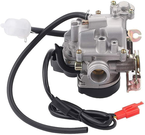 50cc GY6 Carburetor for Taotao 49cc 50cc 4-Stroke 18mm Big Bore 139QMB 139QMA PD18J Engines ATV Go Kart Scooter Mopeds Quads Buggy Kymco