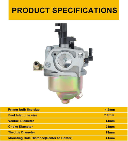 951-12705 Storm 2410 2620 Carburetor for Troy-Bilt Storm 2410 2420 2620 2690 24'' 26'' 179cc 208cc Craftsman Cub Cadet MTD Snowblower parts Replace 951-14026A 751-10974 31AM62N2711 Carb