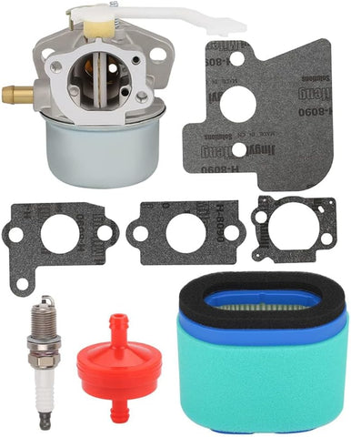 698055 694203 Carburetor Kit for Brigs Straton Craftsman Engine | Tune Up Kit with 697029 Air Filter,Fit Brigs 121602 121607 121612 690152 694203 698055 Engine Craftsman Pressure Washer