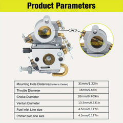 Hipa 4238 120 0603, 4238 120 0600 Carburetor for Stihl TS410 TS420 Circular Saw