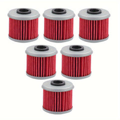 6pcs Hipa HF116 Oil Filters 15412-MEN-671 For Honda CRF150 CRF250 CRF450 T-RX450 Husqvarna TC250 TE250 TXC250 TE310 TXC310 Polaris ATV 325 - hipaparts