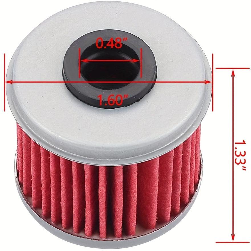 6pcs Hipa HF116 Oil Filters 15412-MEN-671 For Honda CRF150 CRF250 CRF450 T-RX450 Husqvarna TC250 TE250 TXC250 TE310 TXC310 Polaris ATV 325 - hipaparts