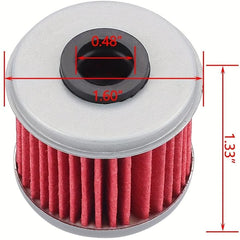 6pcs Hipa HF116 Oil Filters 15412-MEN-671 For Honda CRF150 CRF250 CRF450 T-RX450 Husqvarna TC250 TE250 TXC250 TE310 TXC310 Polaris ATV 325 - hipaparts