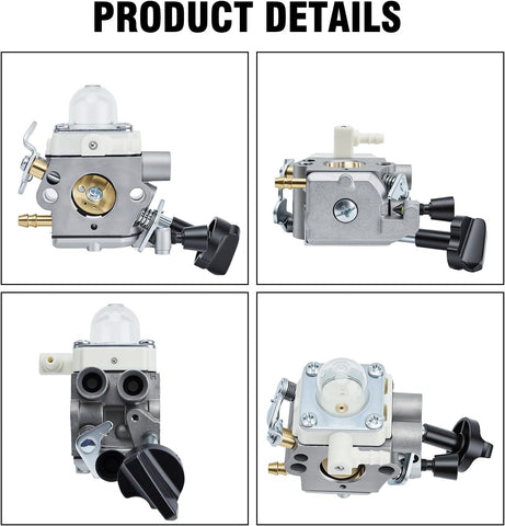 BG56 Carburetor Compatible with S-tihl BG 56 BG56C SH56 Blower Parts 4241-120-0622 4241-120-0615 4241-120-0632 ZAMA C1M-S260B with Air Filter Tune Up Kit