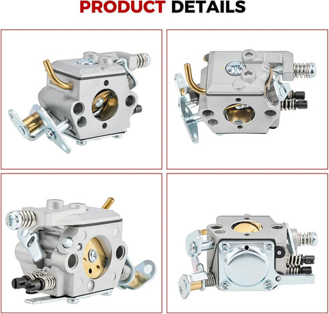 Kuupo 136 141 142 Carburetor for Husqvarna 36 41 137 137E 141LE 142E Chainsaw Replace for Husqvarna 530071987 545013503 545057701 for Poulan Pro 295 PP4620AVX for WT-239 W-29 WT-834 WT-289 WT-285