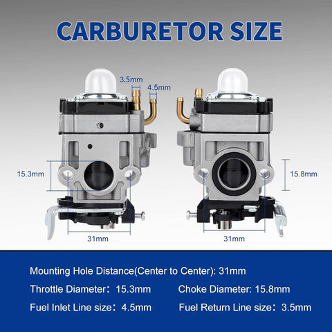 PB-755ST Carburetor for Echo PB-755 PB-755H PB-755T PB-755SH PB-755ST PB-751 PB-751H For Shindaiwa EB-633RT power blower Replace A021000811 WYK-192 WYK192