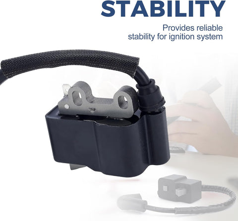 SRM225 Ignition Coil Fits ECHO SRM210 SRM225 HC-160 HC-161 HC-180 HC-181 HC-200 HC-201 SHC-210 SRM-210I SRM-210SB String Trimmer Engine Part Replaces A411000140