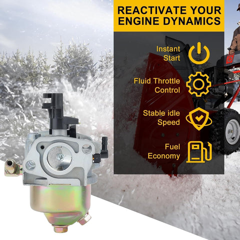 951-12705 Storm 2410 2620 Carburetor for Troy-Bilt Storm 2410 2420 2620 2690 24'' 26'' 179cc 208cc Craftsman Cub Cadet MTD Snowblower parts Replace 951-14026A 751-10974 31AM62N2711 Carb