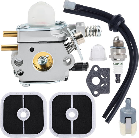 Powtol SRM 2100 Carburetor for Echo SRM 2400 SRM-2100 SRM2100 GT2000 PE2000 SRM2400 PE2400 GT2000R PPF2100 PPT2100 SRM2110 PP1200 PP800 PAS2000 String Trimmer Replace C1U-K52