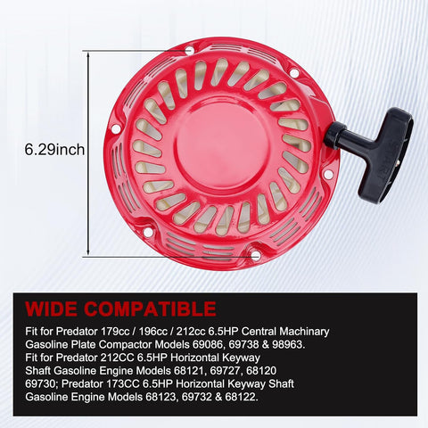 Recoil Pull Start Starter Assembly For HONDA ENGINE GX120 GX160 GX200 MOTOR