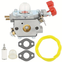 1pc Hipa C1U-P27 Carburetor Replacement Kit, For MTD MS2550 MS2560 Trimmer RM430 Blower Troy-Bilt TB2044XP TB25HT Trimmer, Includes Gaskets & Fuel Line, Easy Install, Precise Engine Dynamics