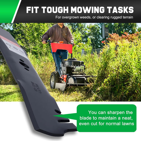 Timemaster 30 inch Mulching Blades for 30" Deck Toro 20199 20200 20975 20977 Lawnmower Replace for 20120P 120-9500-03 Lawn Mower (2 Pack)