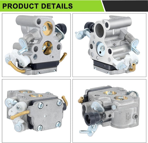 Harbot 506450501 Carburetor Compatible with Husqvarna Chainsaw 435 440 435E 440E 135 135E 140 140E Parts ZAMA C1T-EL41 C1T-EL41A Carb with Fuel Filter Spark Plug Tune Up Kit