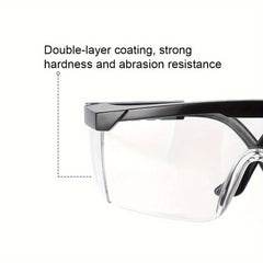 12 Pairs Hipa Glasses Clear Black Frame with Anti-Scratch Anti Fog Z87