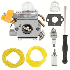 Carburetor Replacement Kit - For Homelite Ryobi Craftsman 30cc 26cc Trimmers, Replaces C1U-H60 308054013 308054012 308054004 308054008, Compatible with RY28020 RY26500B RY26540 Weedeater Models, High-Quality SS26 CS26 Carburetor for Lawn Mower Accessories