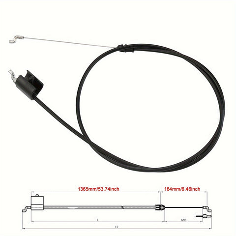 Hipa 532440934 Control Cable for HUSQVARNA 6021P Lawn Mower
