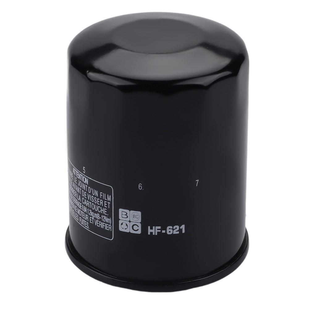 Hipa MBA107B Oil filter Compatible with Arctic Cat 366S 350CR 450i 550XT TRV550 700 XR700 XTX700 ATVs/UTVs Similar to HF621 KN-621 - hipaparts