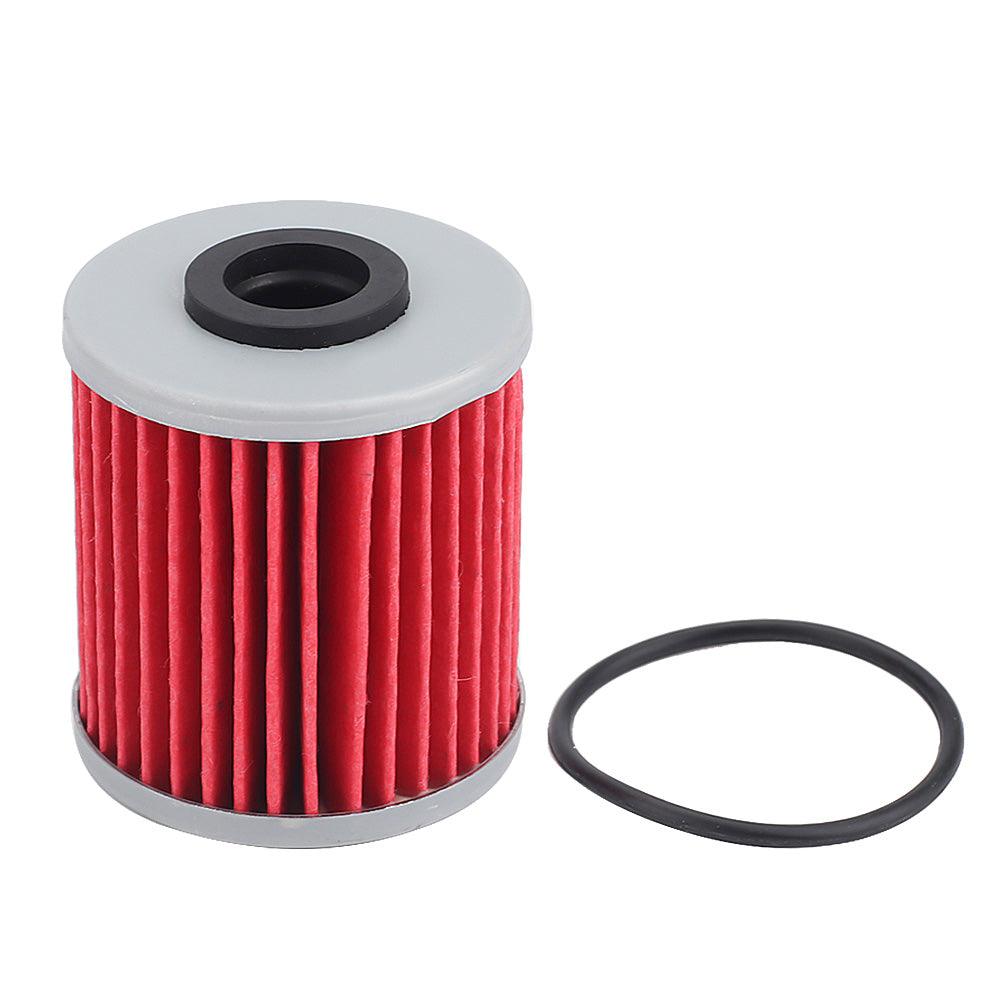 Hipa MBA9B Oil filter Compatible with Betamotor 250 300 Kawasaki KX250 KX450 Suzuki FL125 RMX450 Motorcycles LML 200 Scooters Similar to HF207 KN-207 - hipaparts