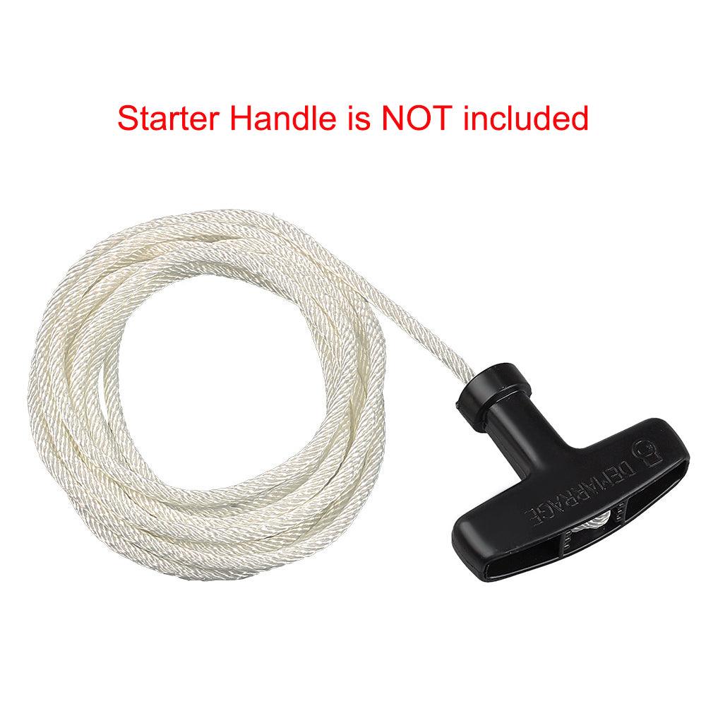 Hipa GA821 Recoil Starter Rope with Starter Handle Compatible with Briggs & Stratton 050032 Honda BF100 Engines Similar to 08540-ZG921-11 - hipaparts