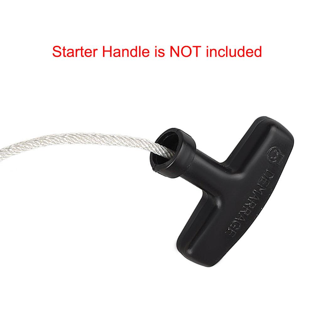 Hipa GA821 Recoil Starter Rope with Starter Handle Compatible with Briggs & Stratton 050032 Honda BF100 Engines Similar to 08540-ZG921-11 - hipaparts