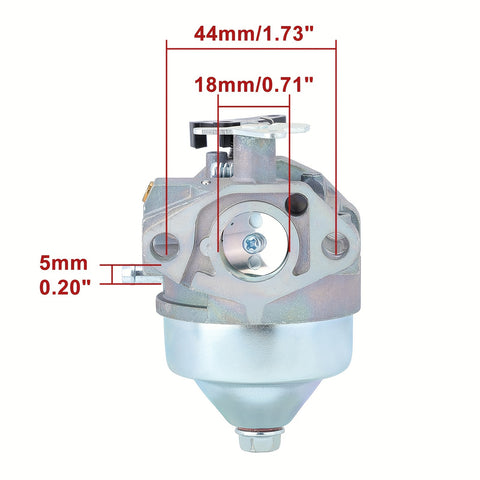 Hipa 16100-Z0Y-812 Carburetor Kit For Honda GCV190A GCV190LA Small Engine HRB217 HRX217 HRX217K1 HRX217K5 HRX217K4 HRX217K2 Lawn Mower