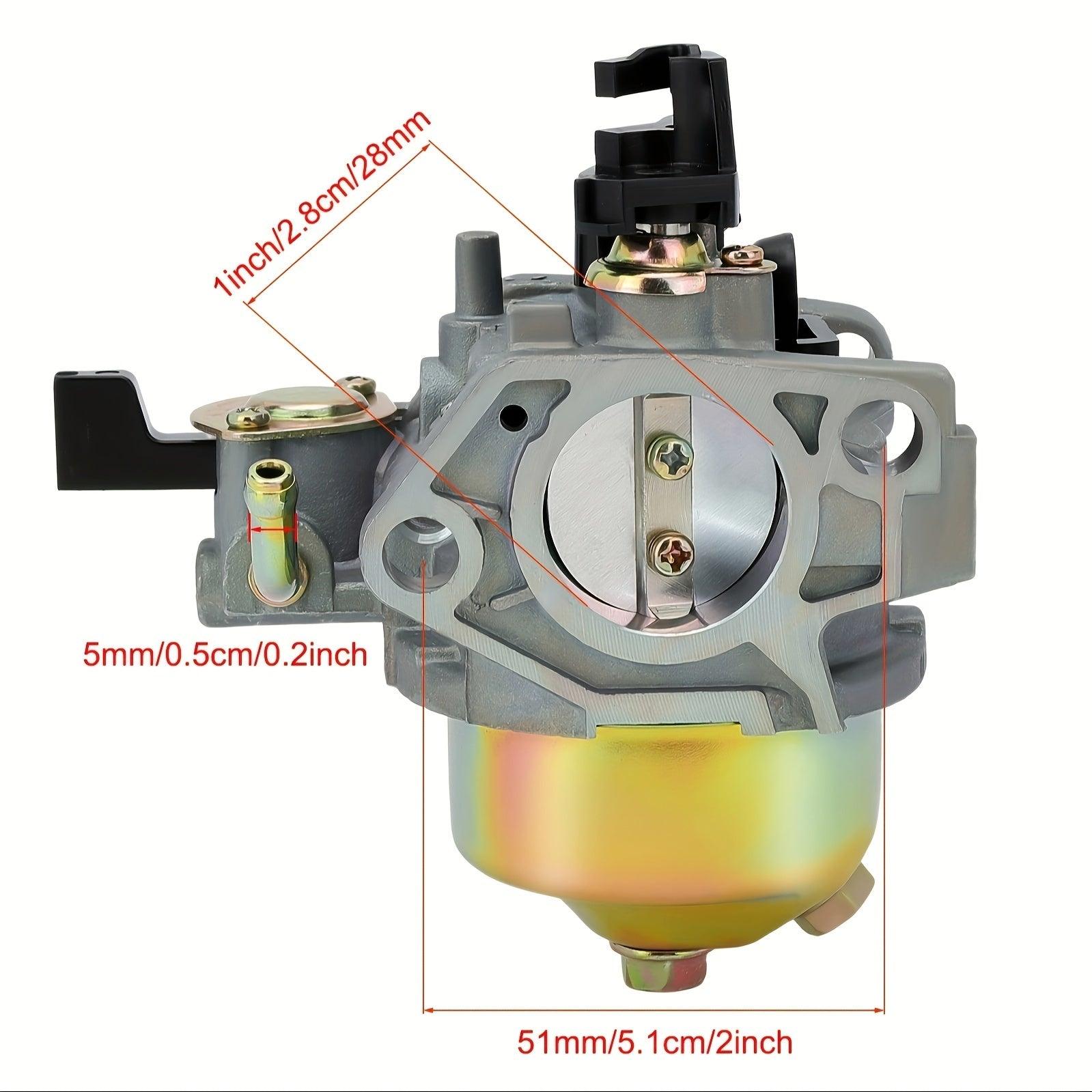 High-Performance Hipa GX390 Carburetor - Precision Fuel Mixing for Honda 13HP/11HP Engines, Compatible with Toro 22308 & 22330 Compact Utility Loaders - Durable GX390K1/GX390U1, Part #16100-ZF6-V01 - hipaparts