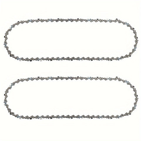2pcs Hipa 18" 3/8" LP Pitch 050" Gauge 62 DL Chainsaw Chain For Echo CS370 CS370F CS400 CS400F Poulan Pro 2050 2055 2075 2150