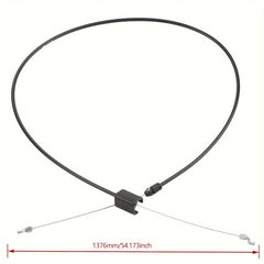 2-Piece Cord Throttle Pull Control Cable - Universally Compatible with MTD 22 DECK Lawn Mowers for Smooth Throttle Operation - Hipa 746-1130 Model Replacement Part with 2 High-Quality Cables