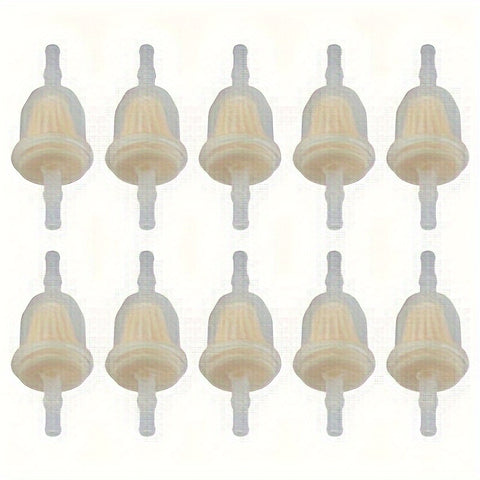 10pcs Hipa 6MM x 8MM 1/4" 5/16" 25 050 22-S Inline Fuel Gas Filter For Lawn Mower Small Engine
