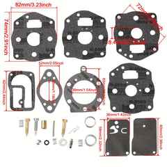 Hipa Carburetor Rebuild Kit For B-S 694056 491539 422447 40A777 42A707 42A777 42B707 655CC Engine