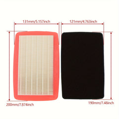 2pcs Hipa 544271501 544271601 Air Filter Pre Filter for Husqvarna 170 Backpack Blower